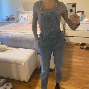 Denim overalls relaxed fit